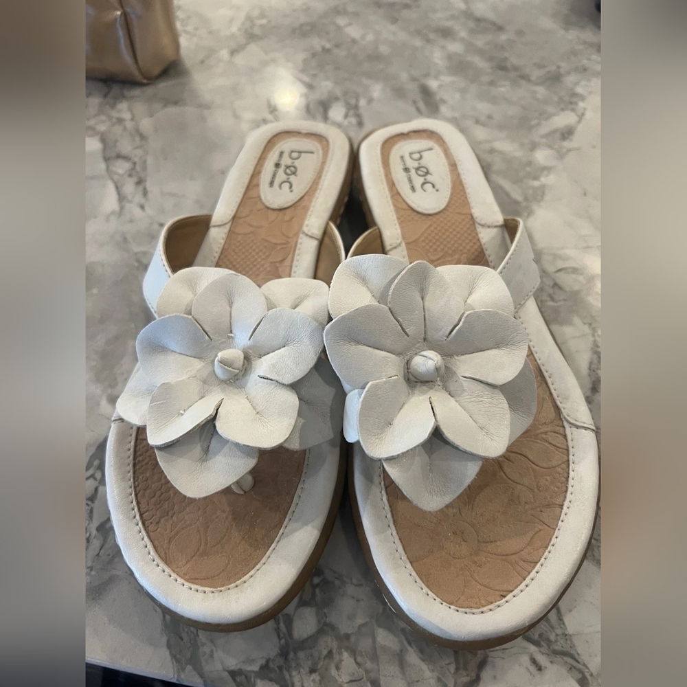b.o.c. White Sandals